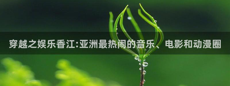 盛煌平台注册入口与教程：穿越之娱乐香江:亚洲最热闹的音乐、电影和动漫圈